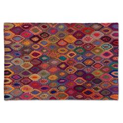 Baxton Studio Addis Modern and Contemporary Multi-Colored Handwoven Fabric Area Rug